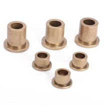 5pcs 내부 2 3 4 5 6 8mm 플랜지 자체 윤활 베어링 분말 야금 오일 계단식 플랜지가있는 구리 부싱 가이드 슬리브, 8x12x15x16x2mm