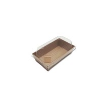 직사각 샌드위치 트레이 DRP-15 크라프트(뚜껑별매) 소량/50개
