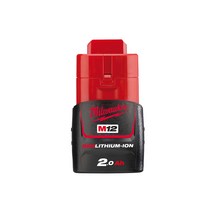 밀워키 M12B2 리튬이온 배터리 12V 2.0Ah M12 B2, 상세페이지 참조