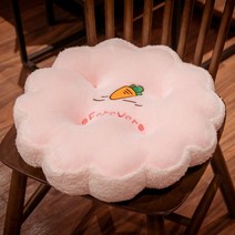 사무실의자 방석 오래 앉아 있다 걸상 두꺼운 쿠션 교실 기숙사 힙커버 힙가드 앉을 수 있는 땅 위 패드 4144866453, 꽃잎 방석 롱 42cm 와이드 42c (원 )당근