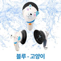 JW 제이더블유 고양이 캐릭터 힐링 샤워기 두피 마사지 샤워헤드, 1개