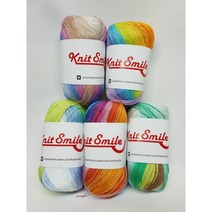 알리제 미스바틱실 5볼 50g 면실 의류실 실켓면사 코바늘실 뜨개실 코바늘실 여름실 그라데이션실, 4536