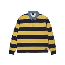 브라운브레스 BROWNBREATH STRIPE RUGBY SHIRTS - YELLOW (P142954)