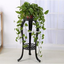 2단 화분 받침대, 블랙