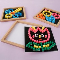 미니플레이콘액자만들기5인용-도트아트(6종-선택1), 강아지