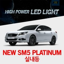 GT 뉴SM5플래티넘전용 1:1 교체형 하이파워 LED실내등, T10타입(1개)