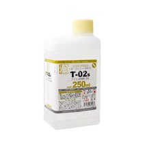 GN86043/ 가이아노츠 [T-02s] 아크릴 신너 (250ml) 모델링 도료 아크릴 신너 희석제