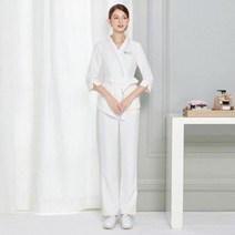 병원코디네이터유니폼 뷰티 살롱 작업복 편안한 탑과 바지 세트 스