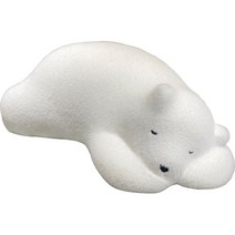 게으른 북극곰 북극곰등받이 쇼파등받이 곰 쿠션 자이언트곰 소품, 오로라 블루