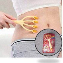 아임홈인 변비 스트레칭 림프순환 마사지 발바닥 지압점 마사지기 배맛사지 복부단련 배지압 배마사지, 1개