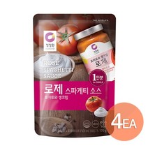 청정원 로제 소스 170g(1인분)x4