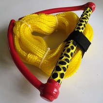 단일 핸들 웨이크 보드 특수 로프 수상 스키 로프 모터 요트 드래그 로프 미끄럼 방지 핸들 서핑 수상 스키 장비, 그림