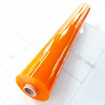 (모델Y120 황색투명1mm폭120cm) PVC연질염화비닐 황색아스테이지 방충용비닐커튼 바람막이 각종커버
