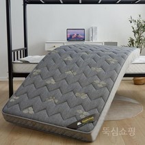 라텍스 싱글매트리스 침대매트릭스 바닥 침대 수면매트 접이식 꿀잠 수면, 클로버 - 애쉬 6cm