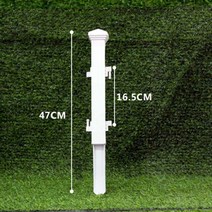 차폐휀스 담장공사 단독 주택 카페 담장 펜스 정원 마당 차도 게이트에 대 한 1pcs 흰색 pvc 플라스틱 울타리 유럽 스타일 크리스마스 트리 홈 액세서리 게이트 장식 vc, 47cm 기둥