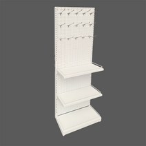 문구진열대 문방구 펜시점 디스플레이 홀더 색연필 연필꽂이, 02.50cm  플레이트 랙 화이트