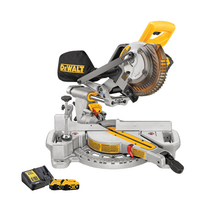 디월트 7인치 슬라이딩 각도절단기 DCS361P2 5.0Ah x2, 1개