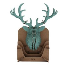 성격 디자인 마분지 저장 홀더 퍼즐 크리스마스 장식품 108x80x200mm에 가깝습니다, 녹색
