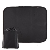 캠핑 방염매트 방염포 난연매트 난로 화로대 방열 시트, 블랙 L