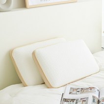 일라오 프리미엄 메모리폼 베개, 베이지
