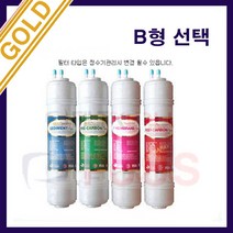 노비타 NWP-1100 HW 호환 고품질 정수기 필터 B형한방4개 골드, A형양방향 I 타입4개세트