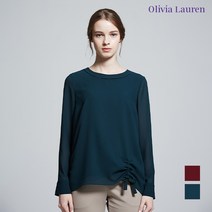 올리비아로렌 앞골테잎리본셔링 블라우스 VOCNLTF8221