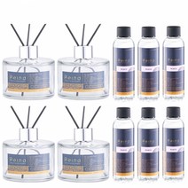 REINA PERFUME 공병4개+리필150mlx6+스틱6세트+선물박스, 주름병4개_자몽6개, 150ml