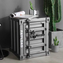 컨테이너 스타일 캐비닛 사물함 인테리어 금고 카페, 검은색