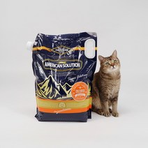 고양이 모래 흡수빠른 먼지없는 응고형 벤토모래 대용량 아메리칸솔루션 언씬티드 벤토나이트 9.07kg, 1봉