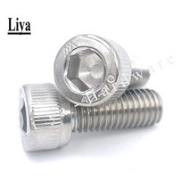 5-50pcs M1.4 M1.6 M2 M3 M4 M5 M6 M8 304 A2-70 스테인리스 DIN912 육각형 소켓 캡 육각 볼트 길이 2-60mm, [05] M3       50pcs, [01] Stainless Steel 304, [21] 32mm