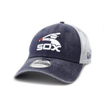 NEW ERA (뉴에라) MLB 트래커 메쉬 ​​캡 9FORTY COOPERSTOWN 시카고 화이트 양말
