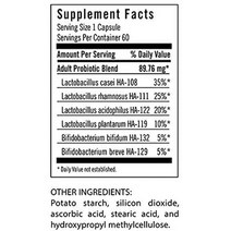 [미국직구] 유디오스 초이스 Flora Adult gluten-free Blend Probiotic 프리미엄 퀄리티 60베지캡 1팩, 수량, 상세참조