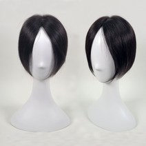 부분가발(13x13) 앞쪽탈모커버 인모가발, 1.(13x13)-자연검정