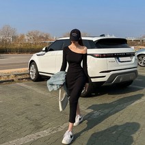 [메이빈스] 피아 원숄더 롱 원피스