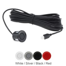 후방감지기 지게차 중장비 후방센서 1pc 2m 6m 12v 범용 방수 자동차 주차 센서 자동 후면 내구성 자동 전면보기 주차 센서 자동차 차량 suv, 6m 화이트 색상, 2.5미터