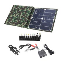 태양광패널 태양열 캠핑용 발전기 태양광발전 판넬 모듈 태양전지판 설치 야외 캠핑 여행을위한 휴대용 전지 100w sunpower 전지 접이식 전지, 40w 키트