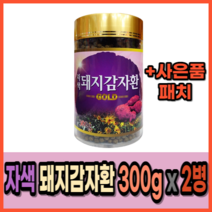 돼지감자 환 자색 국내산 천연인슐린 당뇨에 혈당관리에 췌장기능에 대장질환에 좋은 음식 콜레스테롤 조절 공복혈당감소에 좋은 임산부당뇨식단 눈에좋은 약초, 300g x 2병(+사은품패치), 300g, 2개