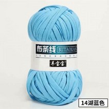 부드럽고 담요 매트 카펫 러그 핸드백 용 티셔츠 원사 슈퍼 부드럽고 두꺼운 두툼한 니트 천 원사 두꺼운 원사 100g, [14] 14-hu lan