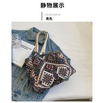 여성용 숄더백 비건백 보헤미안 가방 에스닉 인디언