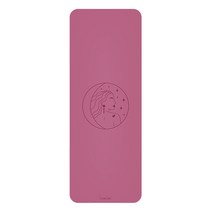 LOOKLIKE PU천연고무 요가매트, 로즈 컬러