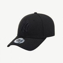 뉴에라 MLB 뉴욕양키스 베이직 블랙 온 블랙 볼캡. 12836271.