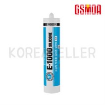 [GS모아] 실리콘 친환경 창호용 샷시용 실리콘 E-1000 카트리지 소시지 SSG, 흑색