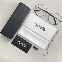 안경사가 직접 만든 블루라이트차단안경 맞춤 근적외선차단 GL1988, 54, 블루+근적외선차단코팅, 블랙실버