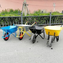 농업용구루마 일륜차 외발수레 리어카 접이식 운반, L