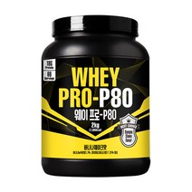 [게릴라특가] 웨이프로P80 바나나쉐이크맛 2kg, 단품, 단품