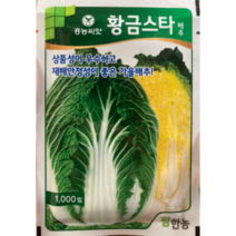 배추씨앗 황금스타배추 1000립 / 상품성과 재배안정성이 우수하고 국내에서 가장 좋은 청방배추 /22년 포장
