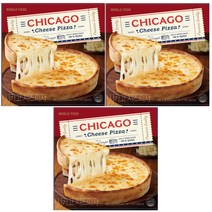 프리미엄 시카고 치즈 피자 3개 set(국내산치즈100%/국산서리태수제도우)원산지: 상세설명참조