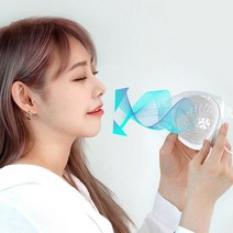 마스크 속 자연바람 마풍기 가드 2개 / 내부공기순환 자연풍, 마풍기_2개