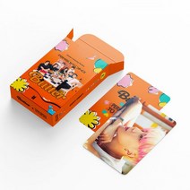 방탄포카 BTS 포토카드 굿즈 LOMO 방탄굿즈 버터 카드 40장+케이스 100장+사진첩 소년 포카, 01