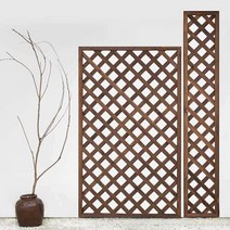 담장 가림막 방부목 울타리 만들기 휀스 격자, 정사각형 격자 180x30